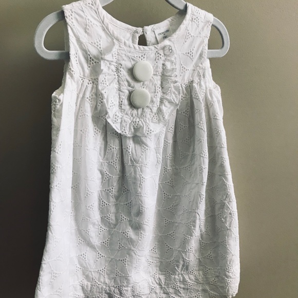 J. Crew Other - Crewcuts White eyelet dress 3T